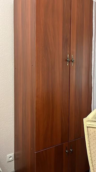 dressing table: Шкаф-купе/распашной классический из ЛДСП под древесину (тёплый орех) — 2