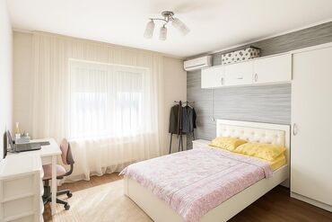 сдаётся квартира в бишкеке: 3 бөлмө, 80 кв. м, 105-серия, 9 кабат, Евроремонт