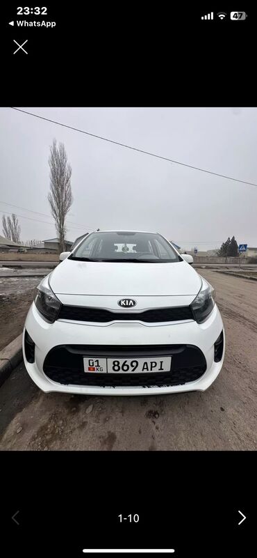 Kia: Kia Morning: 2018 г., 1 л, Вариатор, Газ, Хэтчбэк