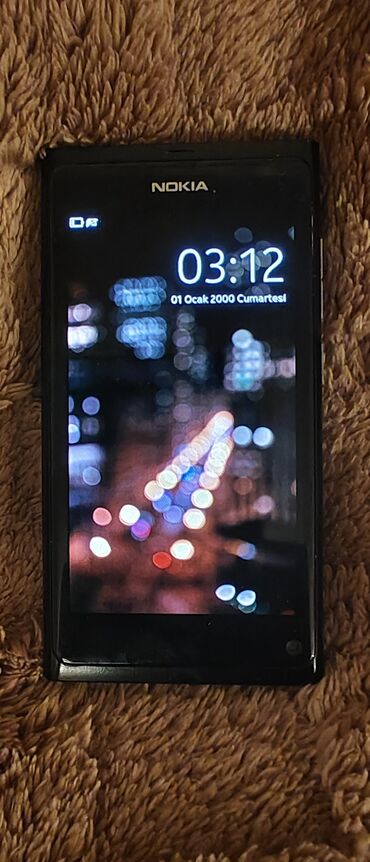 i̇slenmis telefonlar: Nokia N9, 16 GB, rəng - Qara