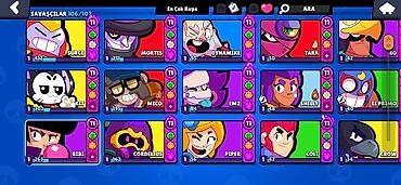 Uşaq dünyası: Brawl Stars hesabı – yüksək inkişaflı və zəngin kontentli Əsas — 1