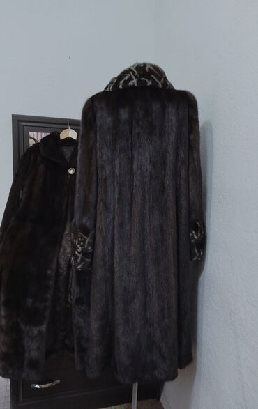 Шубы: Шуба, Норка, По колено, Финляндия, 4XL — 9