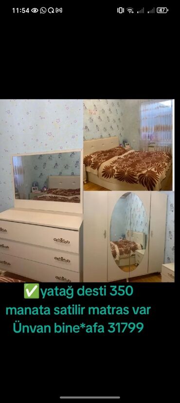 col qapi modelleri: ✅yatağ desti 350 manata satilir matras var
Ünvan bine*afa 31799
