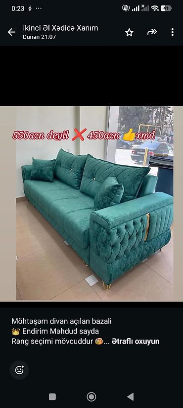 mebel original: Hazır original Fabrik istehsalı 
Çatdırılma gün ərzində 
Xedice xanım — 1