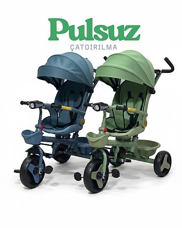 Velosipedlər: 🚲 Yeni Nəsil 3 Təkərli Uşaq Velosipedi – Premium Funksiyalar! 🔥 Bu — 6
