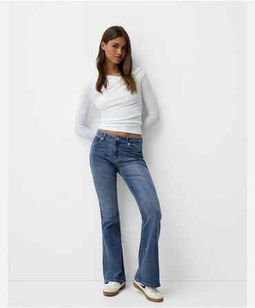 Cinslər: Cinslər, Bershka, S (EU 36), M (EU 38), rəng - Göy