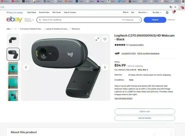 Web kamere: *** AKCIJA *** #2165 Logitech Web kamera C270 HD; C270 HD Web kamera — 13
