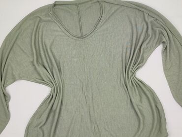 bluzki czarne plus size: Women's blouse, size 5XL (EU 50)