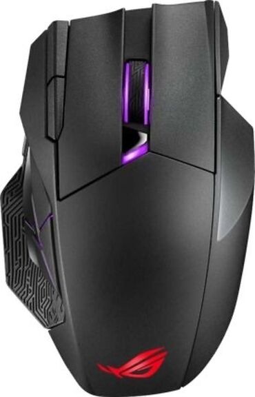блоки питания 1st player: ASUS ROG Spatha X Wireless Gaming Mouse (Magnetic Charging Stand, 12