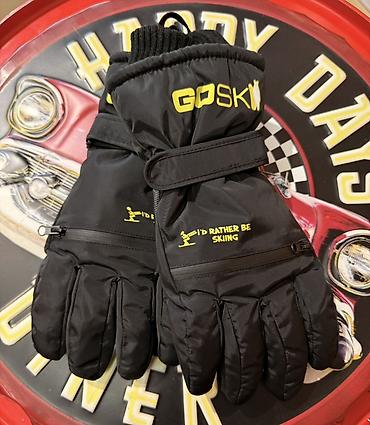Перчатки: Тёплые лыжные/сноубордические перчатки GO SKI -Внешний материал — 2