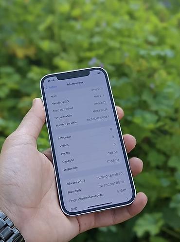 iphone usb: IPhone 12, 128 GB, Ağ, Zəmanət, Kredit, Simsiz şarj — 7