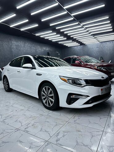 Kia: Kia optima 2019, 2.4 бензин Цвет белый жемчуг, полная панарама — 11