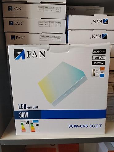 Светодиодная панель FAN 36W-666 3CCT - Тип: LED Panel Light