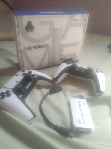 прокат пс 4: Беспроводная игровая консоль "Game Stick" с поддержкой 4K разрешения и