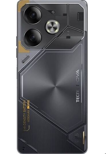 смесь мороженое: Tecno Pova 6, Колдонулган, 256 ГБ, түсү - Боз, 2 SIM