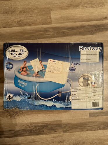 hovuz ucuz: Bestway Hovuzu
Yenidi acilmayib
3.05m x 76sm