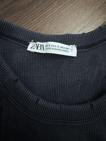 sortlar: ZARA qadın atlet/tank top - Rəng: qrafit/qaraya yaxın tünd boz - — 2