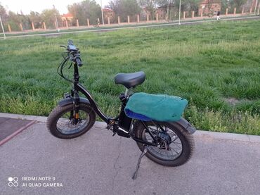 электрический велосипед бишкек: Электровелосипед Super S5, складная, фетбайк Мотор 750w, батарея 15 Ah