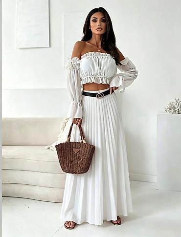 Suknje: 04. Plisirane suknje Prelepe boje💚💛🧡💙🩷❤️ S M L XL Cena : 2.200 dinara — 8