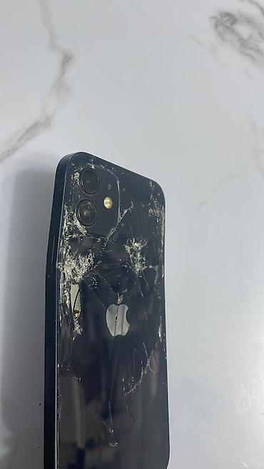Мобильные телефоны: IPhone 12, 128 ГБ, черный — на запчасти/под восстановление Описание — 1