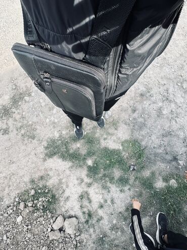 мужские рюкзак: Классикалык сумка, Butun, Материалы: Нукура булгаары, Сыдырмалуу, Эркектердики