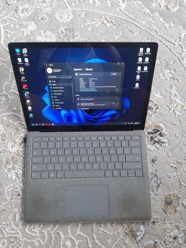 за сколько можно сдать ноутбук в ломбард: Ноутбук, Microsoft Surface, 8 ГБ ОЭТ, Intel Core i5, Колдонулган, Татаал эмес тапшырмалар үчүн, эс тутум SSD