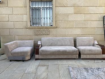 acilan kreslo: Modul tipli yumşaq mebel dəsti - 3 hissədən ibarət modul — 4