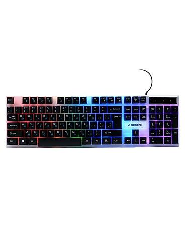 asus rog zephyrus: Gembird oyun klaviaturası - Rəngli Rainbow işıqlandırma: bütün səth — 8