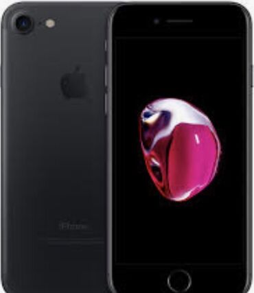 Apple iPhone: IPhone 7, Б/у, 32 ГБ, Черный, Коробка, 77 %
