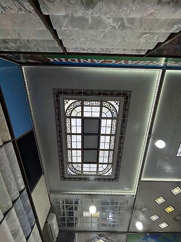 Asma tavanlar: Asma tavan, Şüşə, Suyadavamlı, Pulsuz çatdırılma, Pulsuz quraşdırma — 3