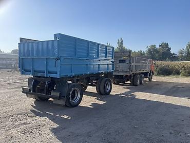 Услуги КАМАЗов с прицепами Готов к работе в составе автопоезда с at lalafo.kg Услуги КАМАЗов с прицепами Готов к работе в составе автопоезда с