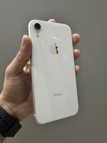 скупка айфон 7: IPhone Xr, Колдонулган, 128 ГБ, Ак, Куту, Бөлүп төлөө менен, 78 %