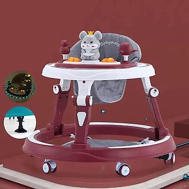 inkişafetdirici xodunkalar: Uşaq gəzdirəcəyi (baby walker) – dairəvi baza və tənzimlənən — 3