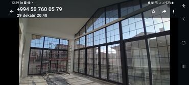 Tikinti işləri: Şüşə ofi̇s və otağ lar üçün ara kəsmə. Kəyfi̇yyatli̇. Sərfəli̇ — 14