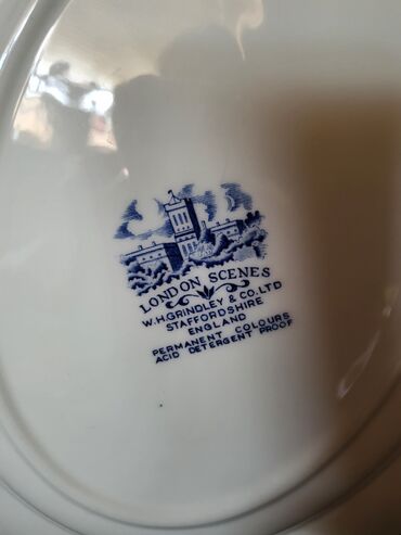 Ostali antikviteti: Oval engleski,veci,W.H.Grindlay iz 70ih.god. Redak,velik — 10