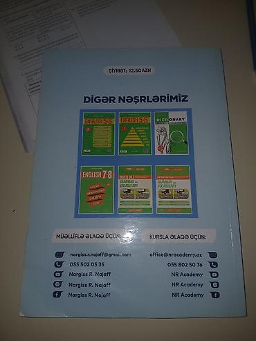 bilyard masası per page 40: Məhsul: “Sınaq İmtahanları – English” (Nərgiz R. Nəcəf, NR Academy) — 2
