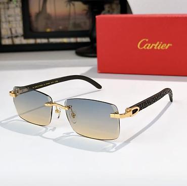 Личные вещи: Солнцезащитные очки Cartier C Décor (Rimless) Безоправная — 1