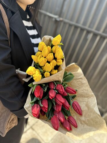 Цветы и букеты: Оформления букетов⭐️ Голландские Тюльпаны 🌷( есть все цвета) ◾️