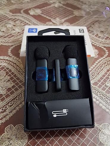 mikrofon bluetooth: K9 AbbRuch simsiz mikrofon dəsti Xüsusiyyətlər: - İki ədəd klipsli — 2
