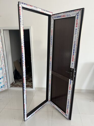 Plastik pəncərələr: Yeni İkiqat şüşə paketi Plastik pəncərə, Еni: 50 sm, Uzunluğu: 100 sm, Pulsuz quraşdırma — 2