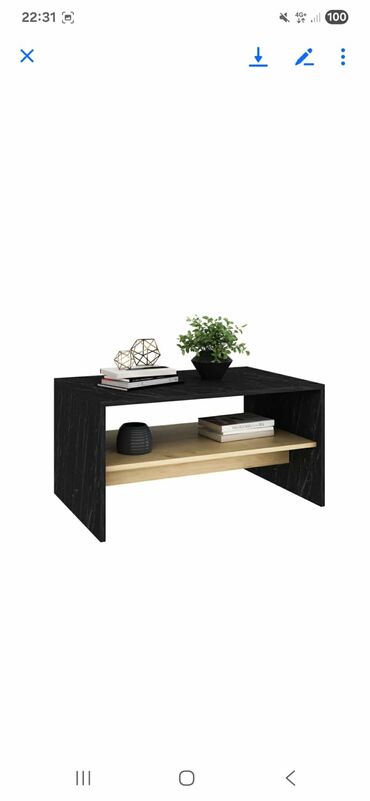 Stolovi: Apollon - White, Sapphire Oak White Sapphire Oak Coffee Table 100% — 2