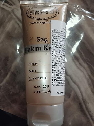 Saç maskası Arqan yağı Hər növ saçlar üçün