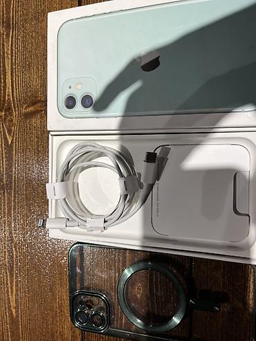 11 pro max kabro: IPhone 11, 64 GB, Yaşıl, Simsiz şarj, Face ID, Sənədlərlə — 8