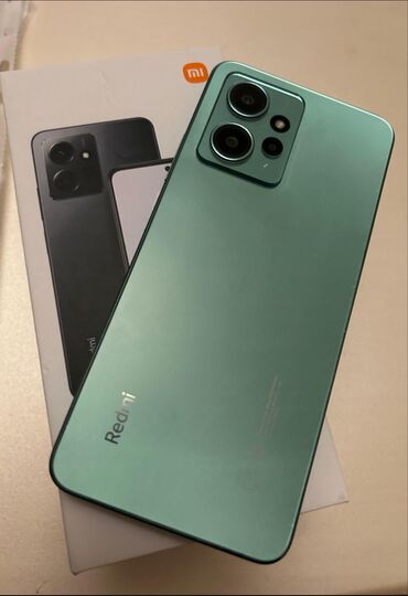 xiaomi redmi note 10 lite qiymeti: Xiaomi Redmi Note 12, 128 GB, rəng - Yaşıl, 
 Barmaq izi, Face ID, Sensor