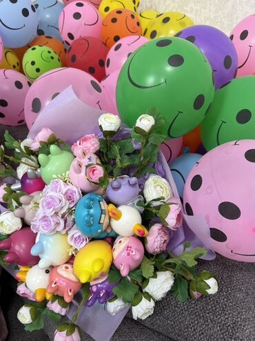декоративные кустарники: Авторские букеты и подарочные композиции - Букеты из живых цветов