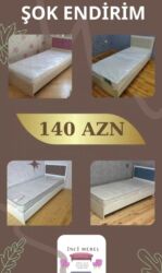 Çarpayılar: Yeni, Təknəfərlik çarpayı, Bazasız, Matras ilə, Siyirməsiz, Azərbaycan — 1