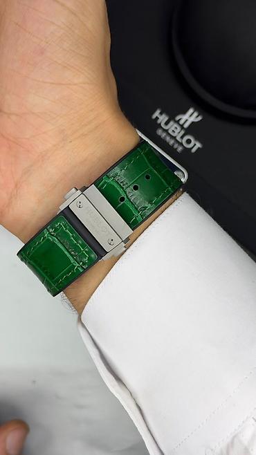3d saatlar: Yeni, Qol saatı, Hublot, rəng - Yaşıl — 2