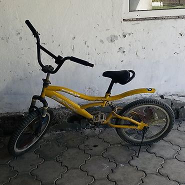 бенби: Детский/подростковый велосипед BMX-стиля, желтый. Основные — 2
