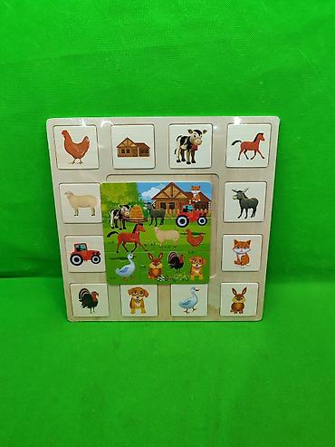 Игрушки: Пазл деревянный для детского развития в ассортименте🧩 Комплектация — 3