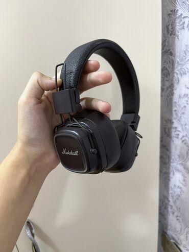 Dinamiklər və kolonkalar: Simsiz (Bluetooth) Qulaqcıqlar, Marshall, rəng - Qara